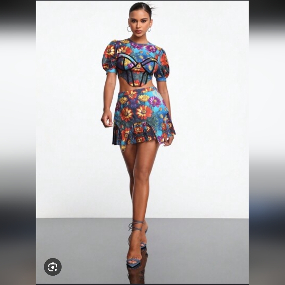 Shein X Floral Women's Top_Med